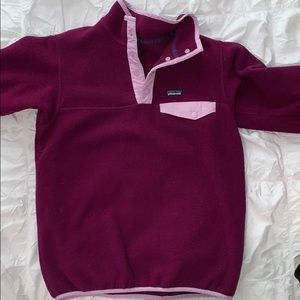 purple/pink girls XL Patagonia jacket